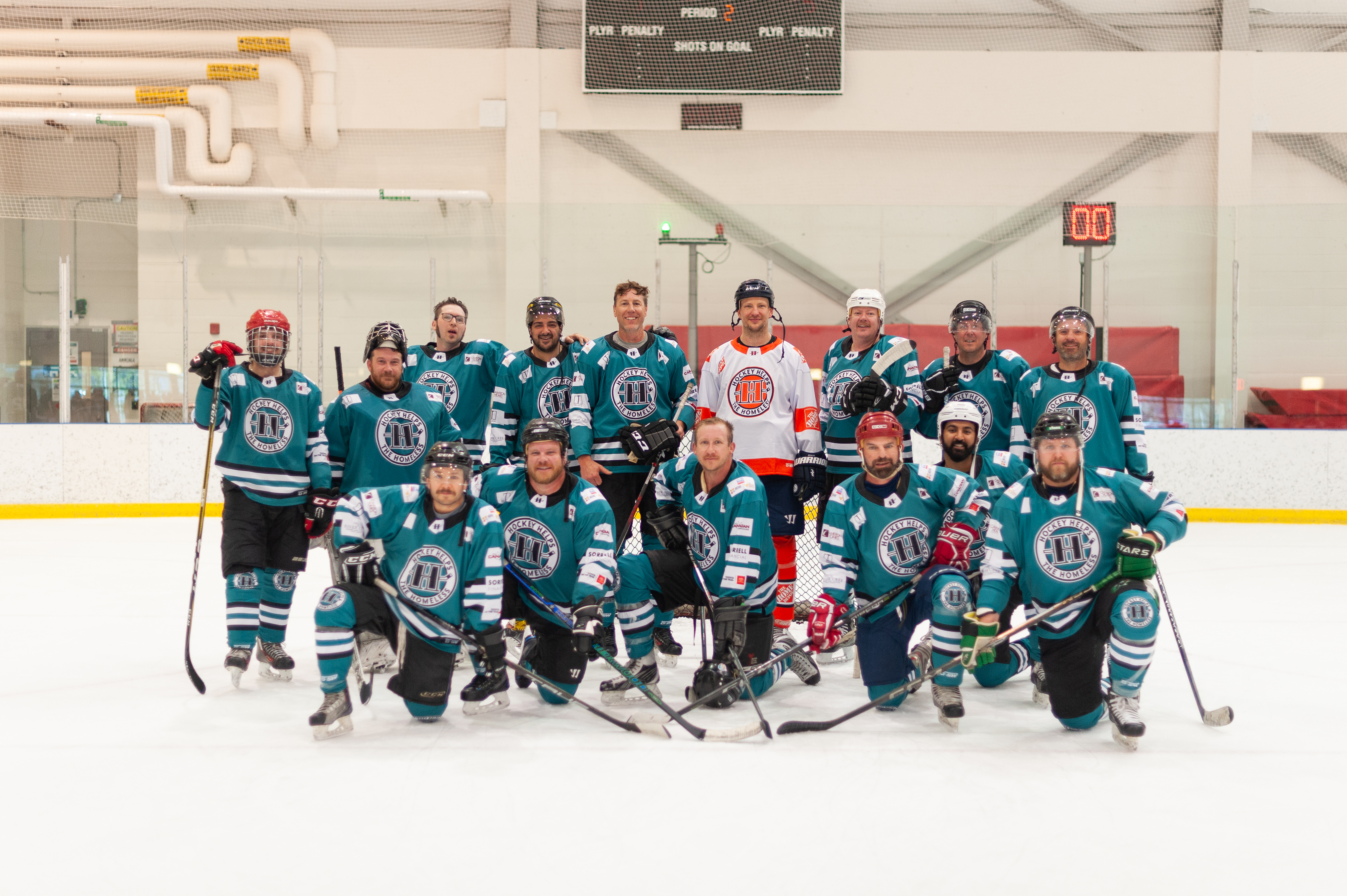 HOCKEY HELPS THE HOMELESS EDMONTON